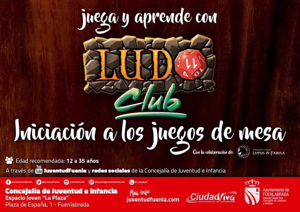 FUENLABRADA. Se estrena “Ludoclub”, una nueva alternativa de ocio para jóvenes y adolescentes