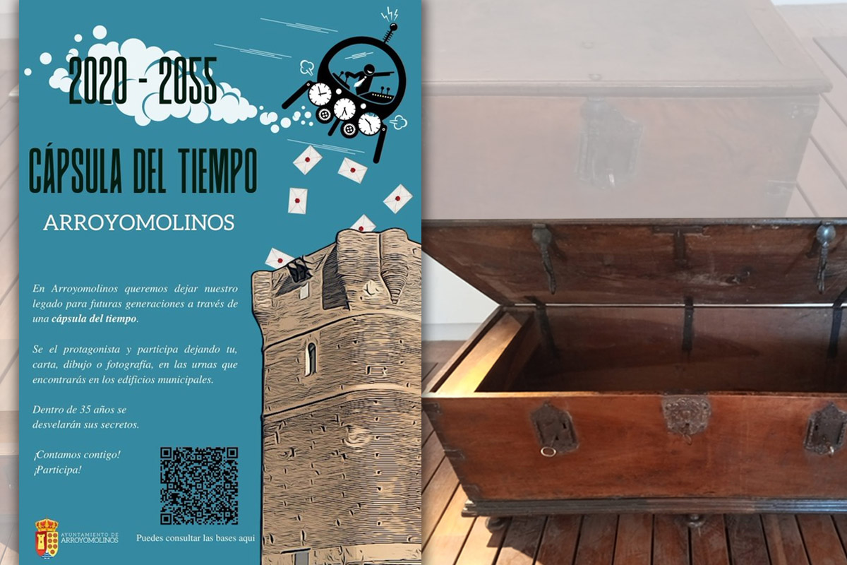 ARROYOMOLINOS. El Ayuntamiento anima a participar a los vecinos con dibujos, fotografías o mensajes en el proyecto “Cápsula del tiempo”, cuyo contenido se revelará en el año 2055