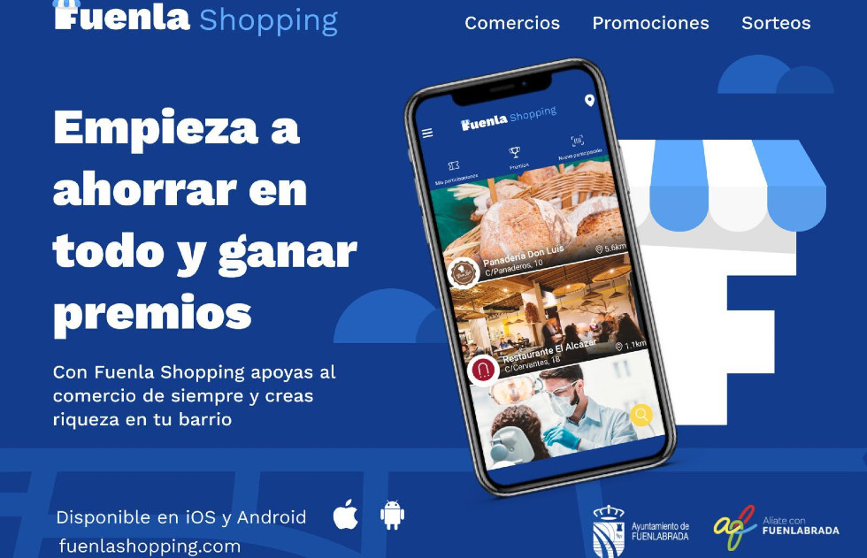 FUENLABRADA. El Ayuntamiento pone en marcha una aplicación para que los negocios del municipio puedan promocionarse y ofrecer sus descuentos