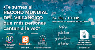 TRES CANTOS. El municipio busca batir un récord mundial con sus vecinos cantando un villancico desde sus ventanas y balcones