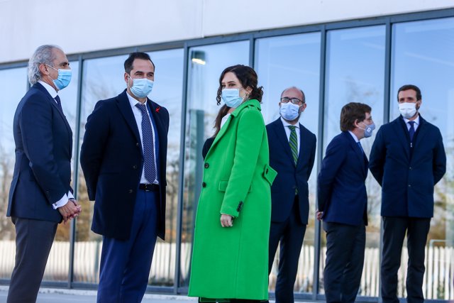 VALDEBEBAS. Díaz Ayuso inaugura el hospital para pandemias Isabel Zendal