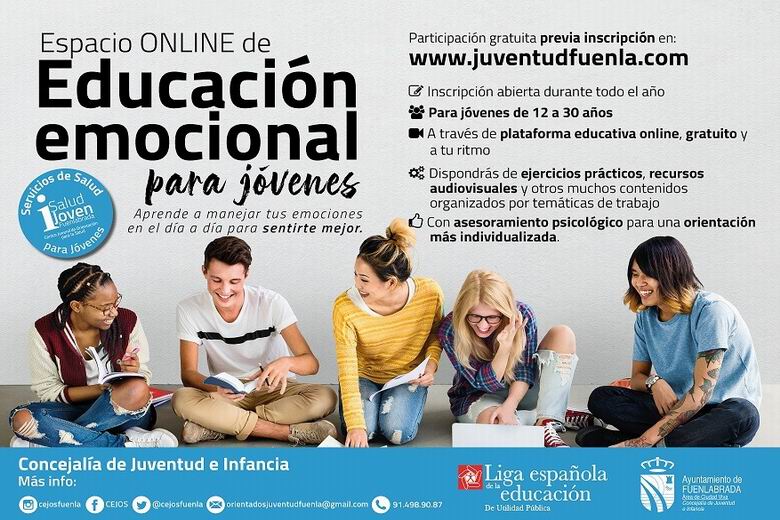 FUENLABRADA. Nuevo servicio online de educación emocional para jóvenes