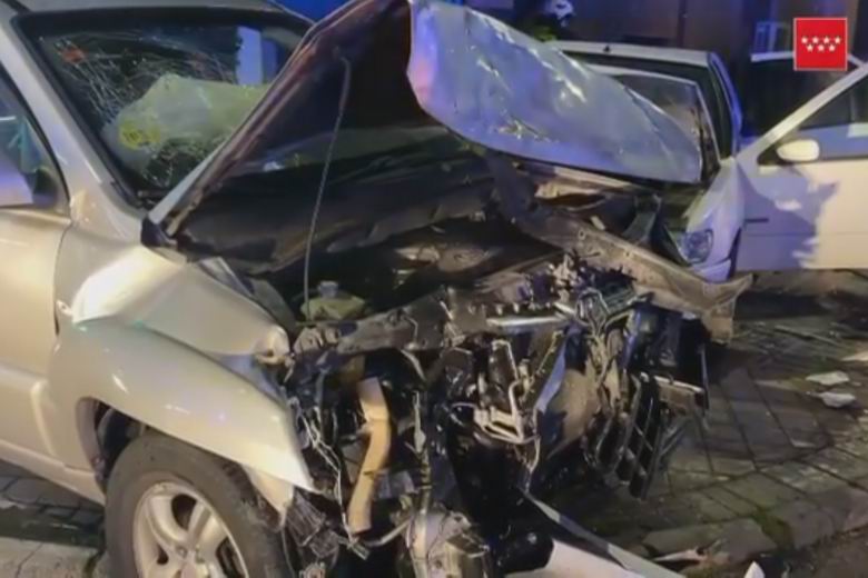 POZUELO DE ALARCÓN. Dos heridos tras un choque entre dos turismos