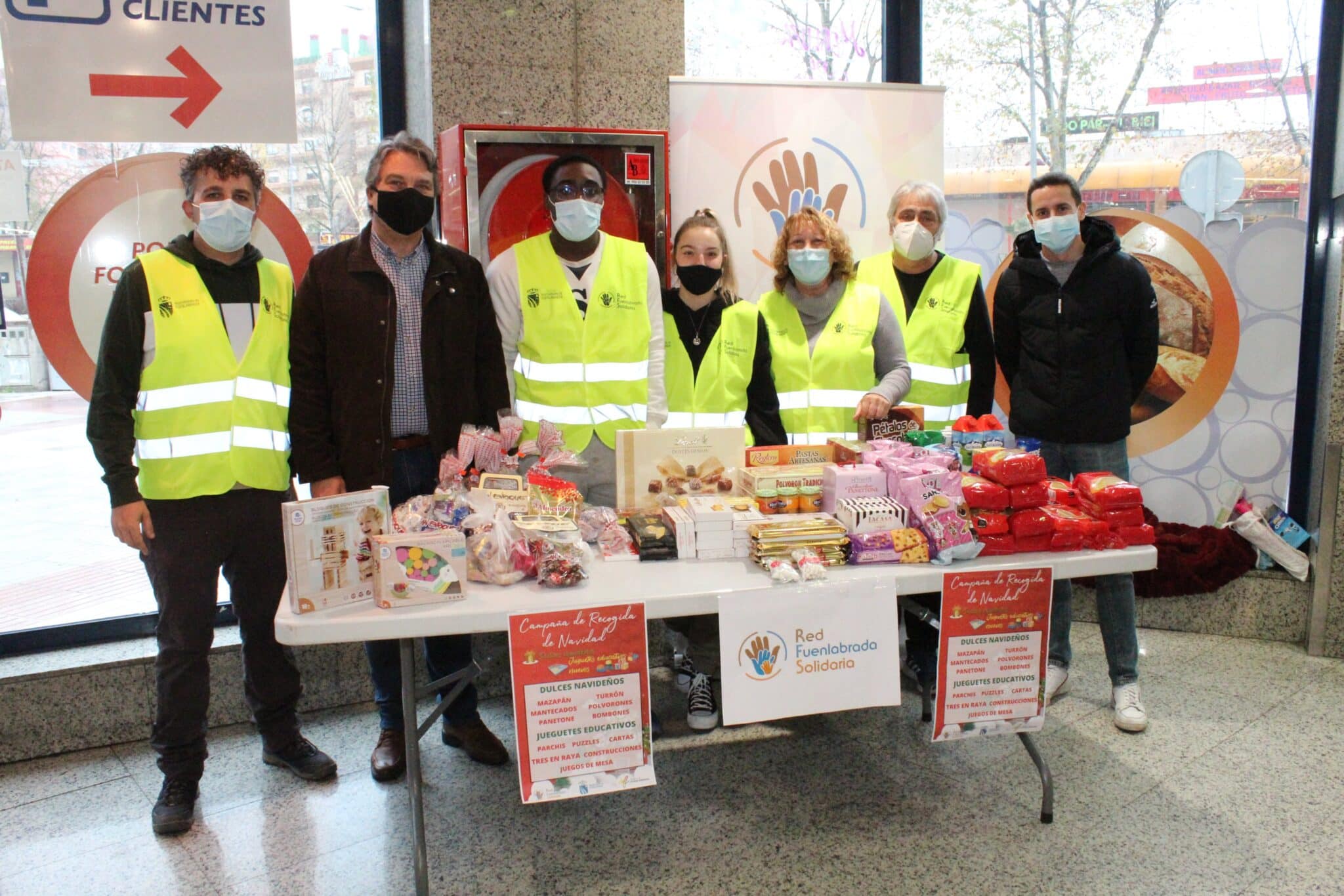 FUENLABRADA. La Red Solidaria ha recogido 1.200 juguetes educativos y más de 1.500 kilos productos navideños