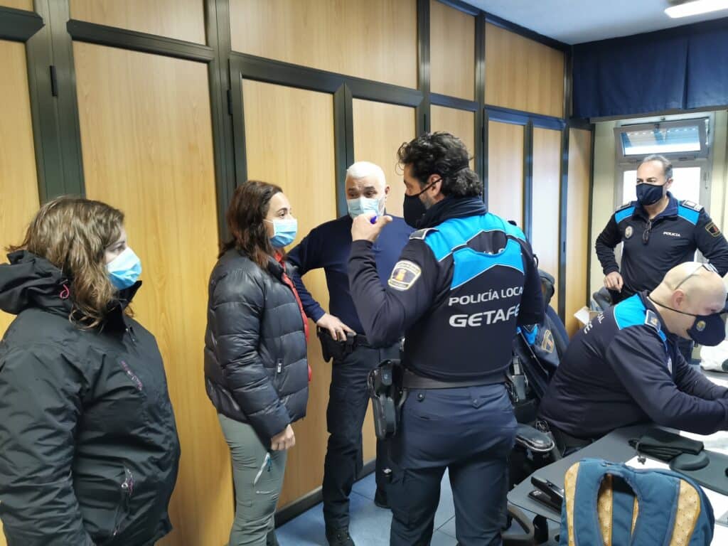 GETAFE. La Policía Local realiza más de 540 intervenciones a causa de la borrasca Filomena