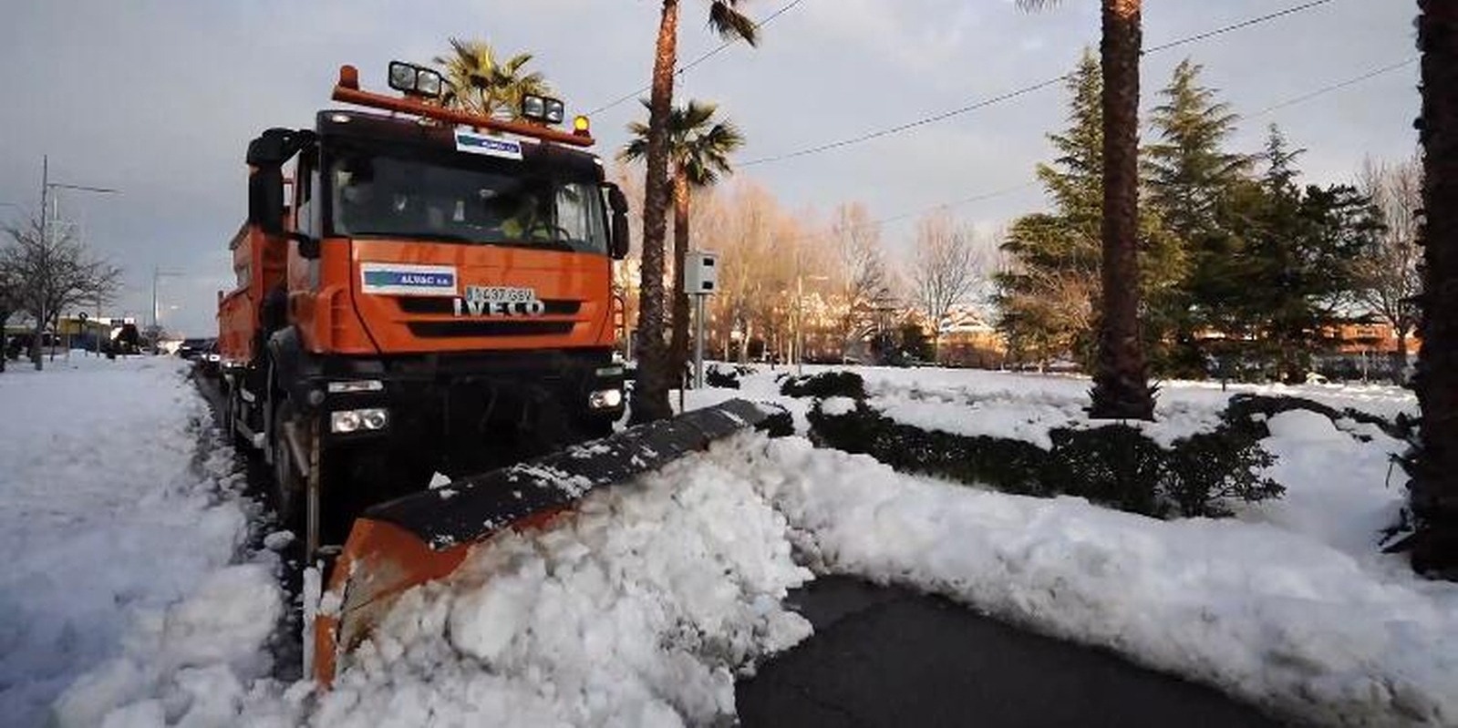 BOADILLA DEL MONTE. Más del 60% de calles y carreteras ya están libres de nieve y transitables