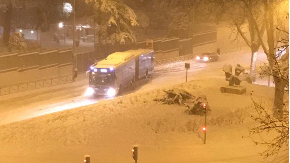 Continuará suspendido el servicio de autobuses de la EMT de Madrid en la jornada de hoy