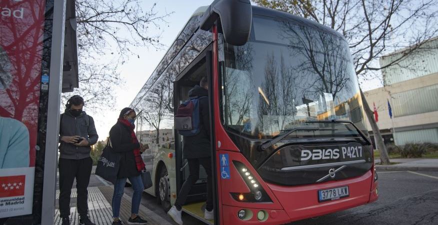 ALCORCÓN. Arriva prueba por primera vez un autobús 100% eléctrico en una línea urbana de la localidad