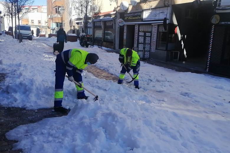 FUENLABRADA. El Consistorio calcula en casi 18 millones de euros el coste de los daños causados por el temporal Filomena