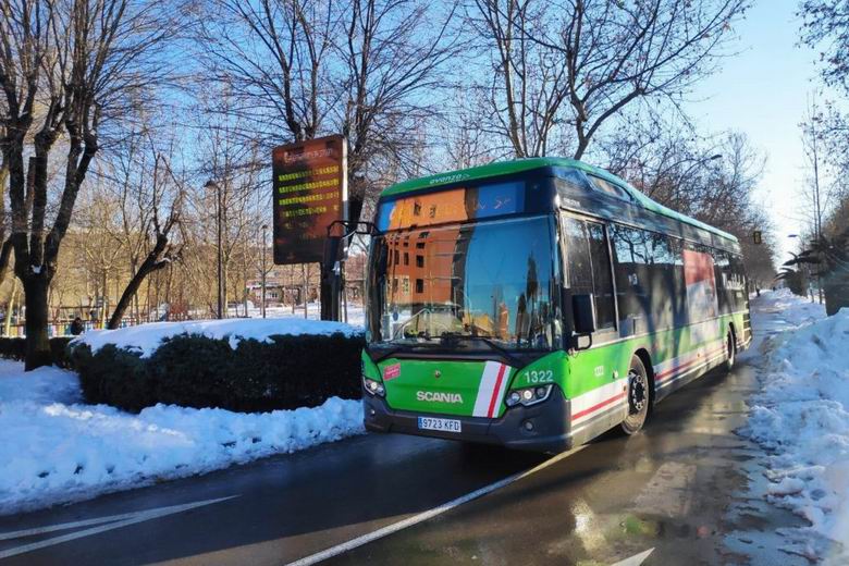 GETAFE.  El municipio recupera hoy todas las líneas de autobuses