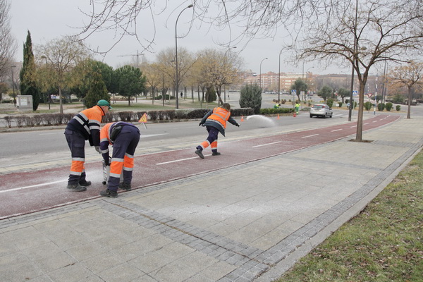 GETAFE. LYMA prepara 20.000 kilos de sal ante posibles nevadas y heladas