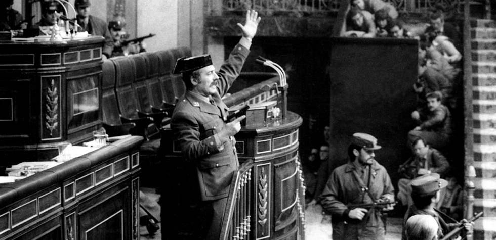 Se cumplen cuatro décadas del intento del golpe de Estado en el Congreso de los Diputados