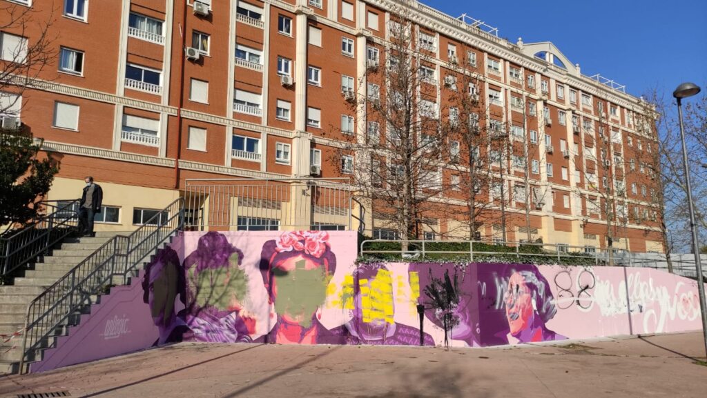 GETAFE. El Consistorio restaurará el próximo domingo el mural por el 8 de marzo