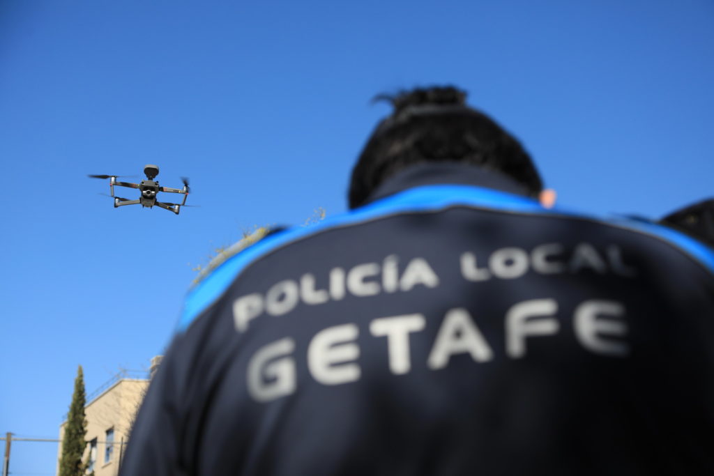 GETAFE. El municipio mejora su seguridad con la nueva unidad de drones de la Policía Local