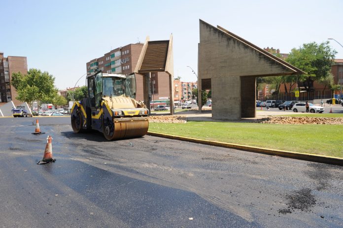 FUENLABRADA. El Ayuntamiento ha reciclado 200.000 neumáticos en distintas obras públicas en la ciudad
