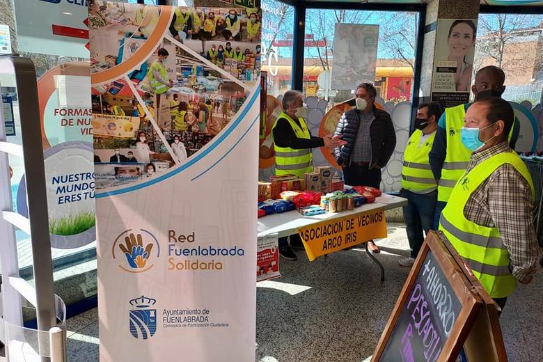 FUENLABRADA. El Ayuntamiento dona más de 4.500 kilos de productos de primera necesidad en la última campaña de la Red Solidaria