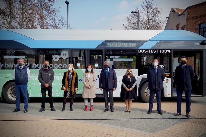 La Comunidad de Madrid prueba por primera vez un autobús de hidrógeno