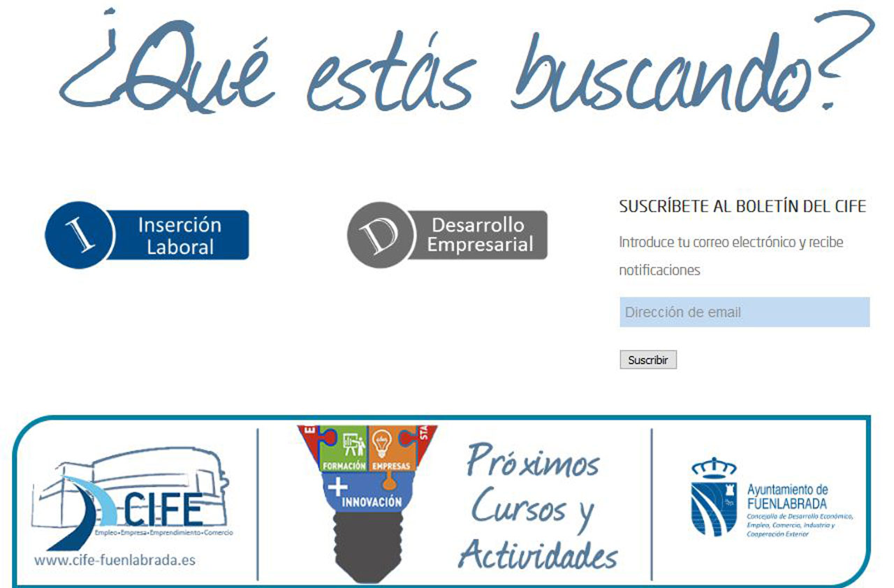 FUENLABRADA. El Ayuntamiento renueva la web oficial del CIFE aportándole agilidad y sencillez