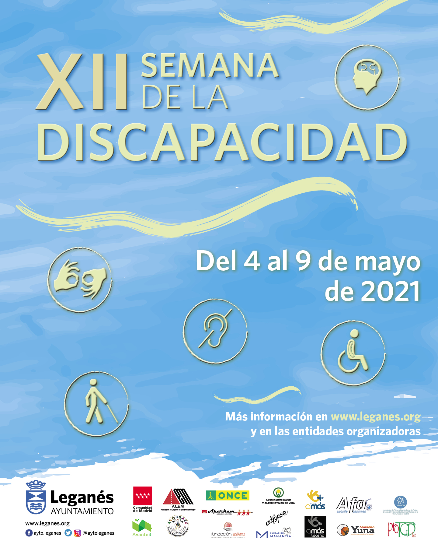 LEGANÉS. El Ayuntamiento celebra la Semana de la Discapacidad del 4 al 9 de mayo