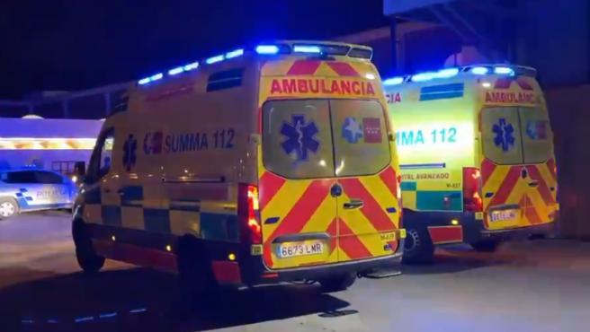 FUENLABRADA. Dos heridos con quemaduras graves por una explosión en un centro comercial