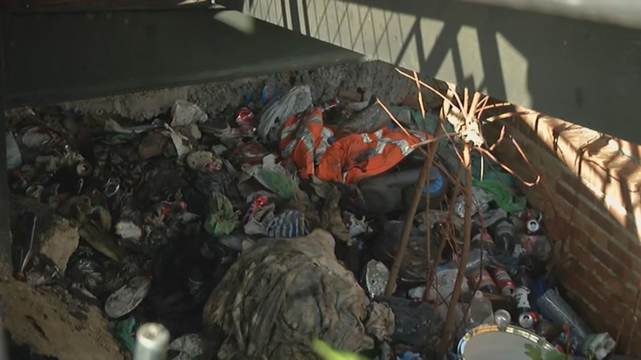 ALCORCÓN. Encuentran bajo un puente el cuerpo de una persona calcinada