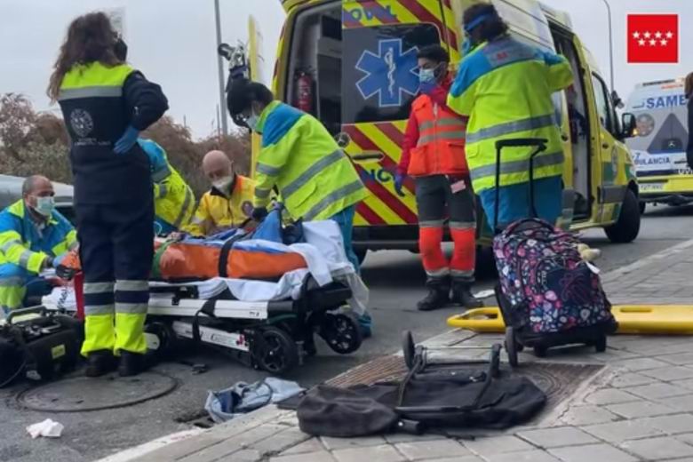 LAS ROZAS. Tres personas atropelladas en un paso de peatones, entre ellas una menor de 12 años