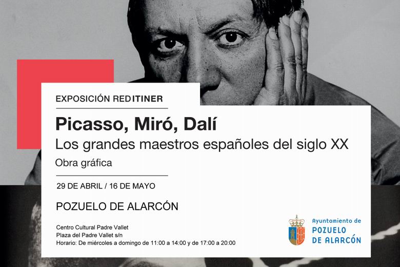 POZUELO DE ALARCÓN. El Centro Cultural Padre Vallet reúne litografías, aguafuertes y grabados de Dalí, Miró y Picasso
