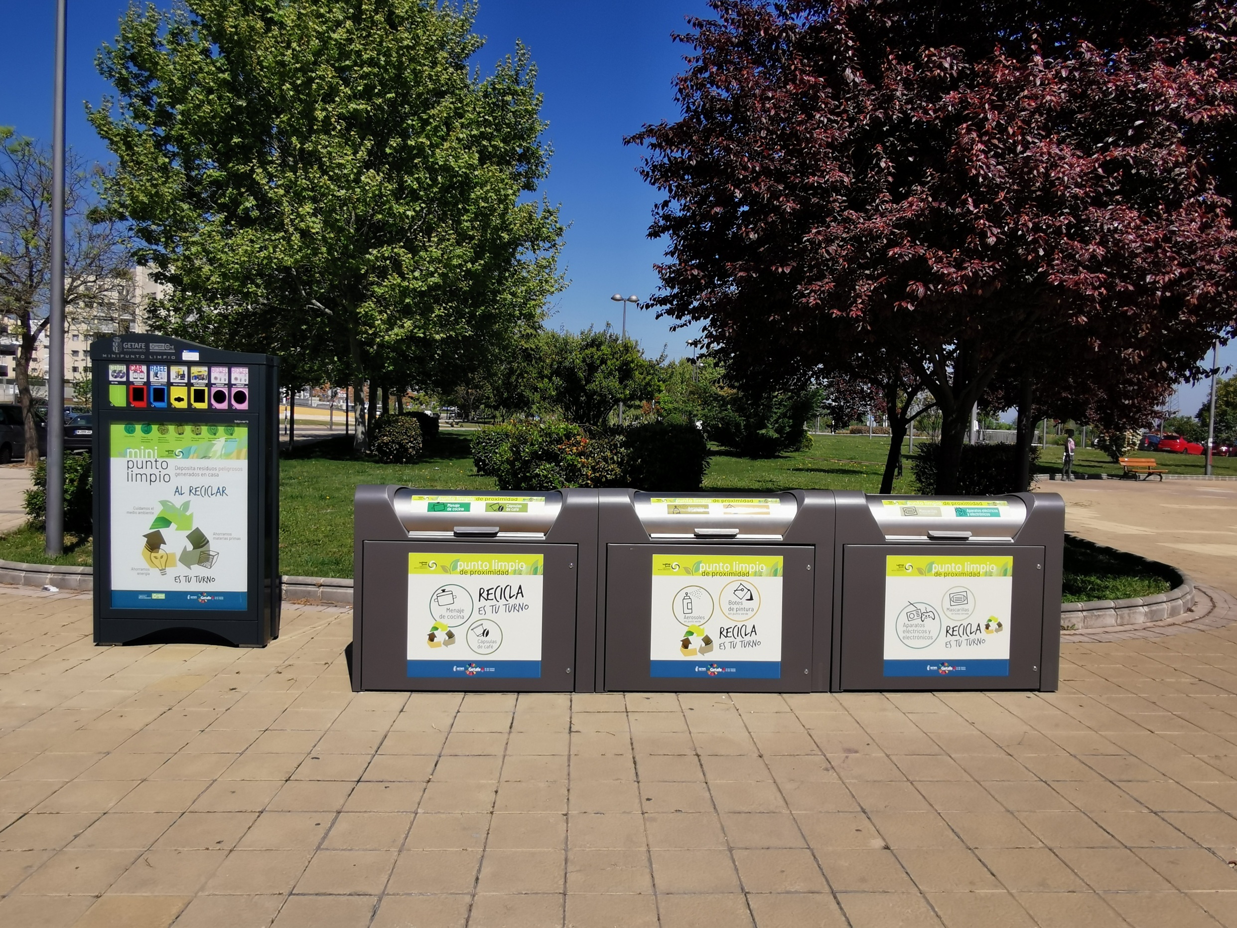 GETAFE. El Ayuntamiento cuenta con 10 nuevo puntos limpios de proximidad