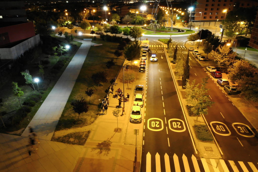 GETAFE. La unidad de drones de la Policía Local realiza varias actuaciones contra botellones