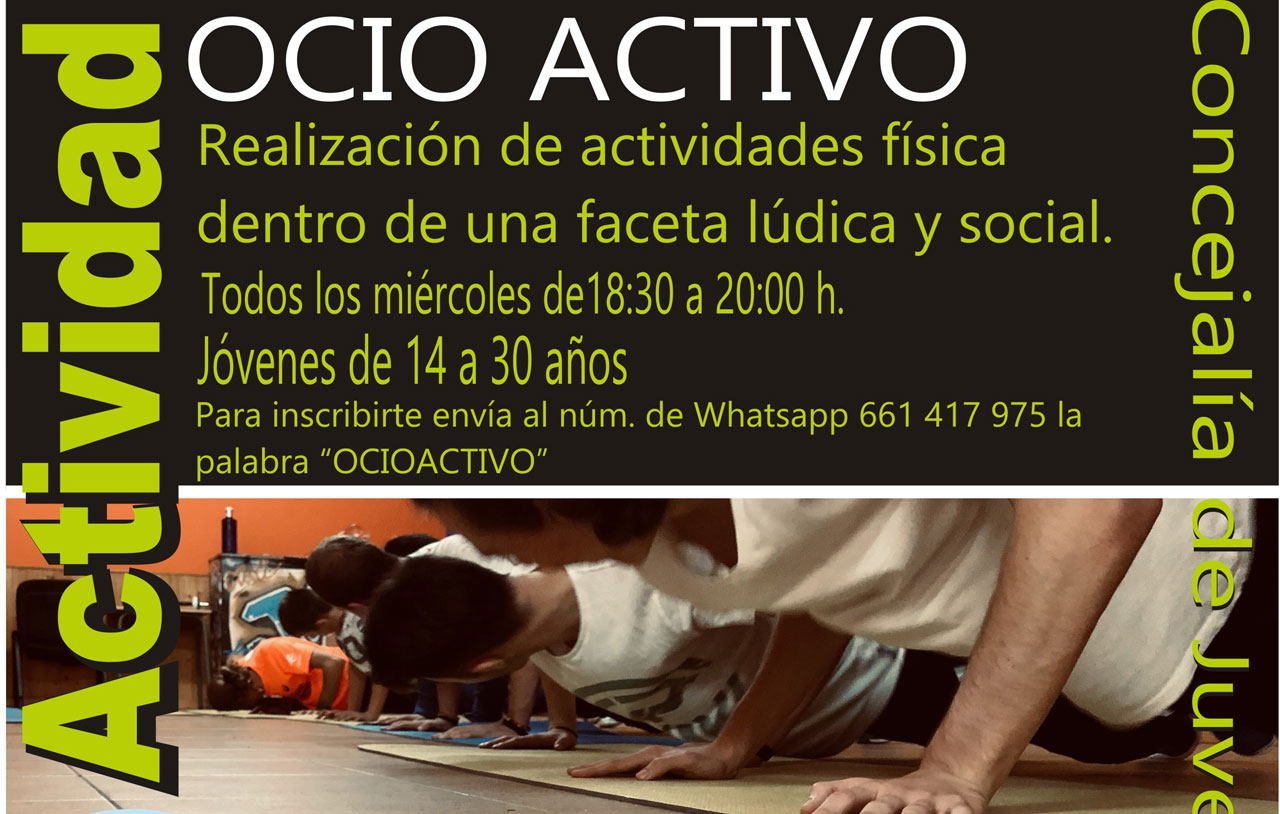 HUMANES DE MADRID. La Concejalía de Juventud pone en marcha la actividad “Ocio Activo”