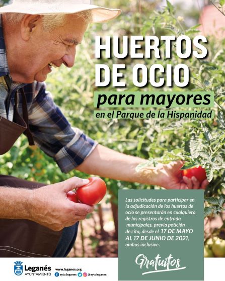 LEGANÉS. El Ayuntamiento pone a disposición de los mayores 67 huertos de ocio en el Parque de la Hispanidad