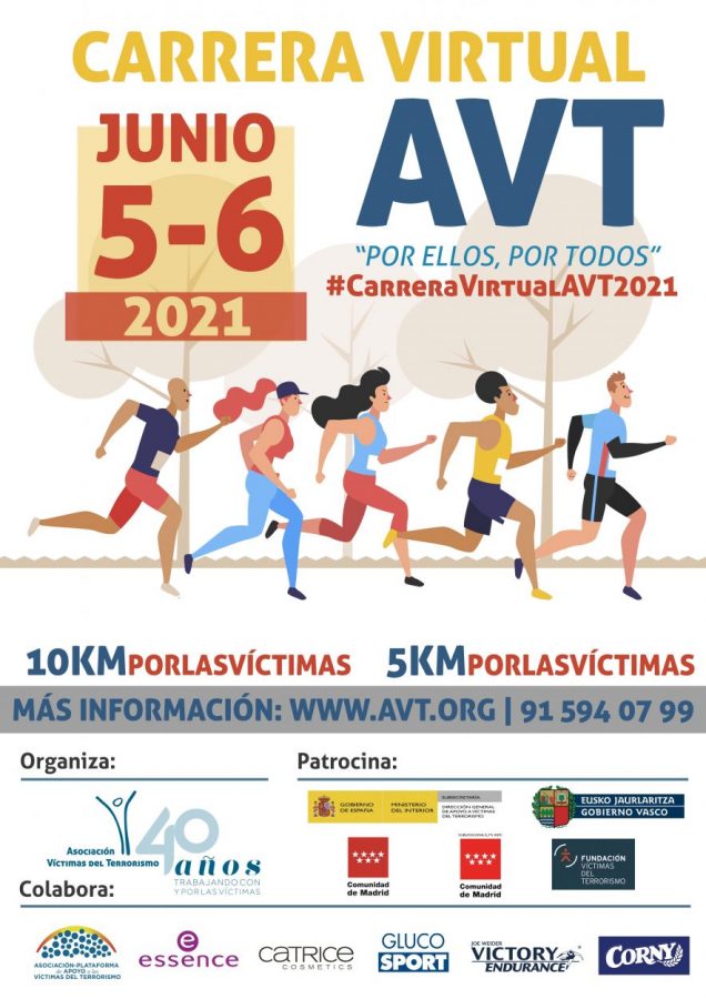 HUMANES DE MADRID. La Asociación Víctimas del Terrorismo convoca su tradicional carrera popular de manera online