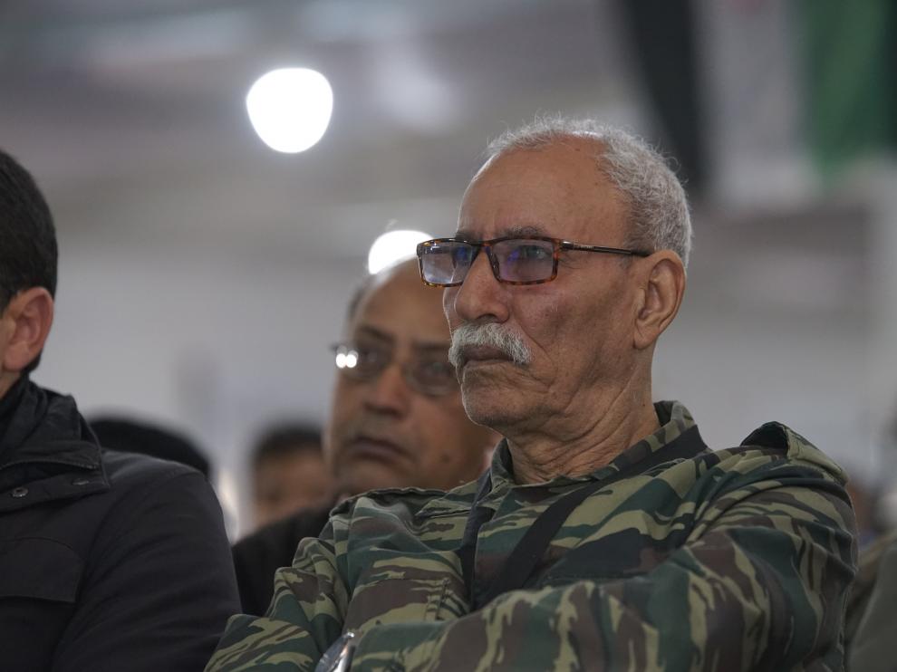 El líder del Frente Polisario, Brahim Ghali, salió anoche de España al no dictar el juez ninguna medida cautelar