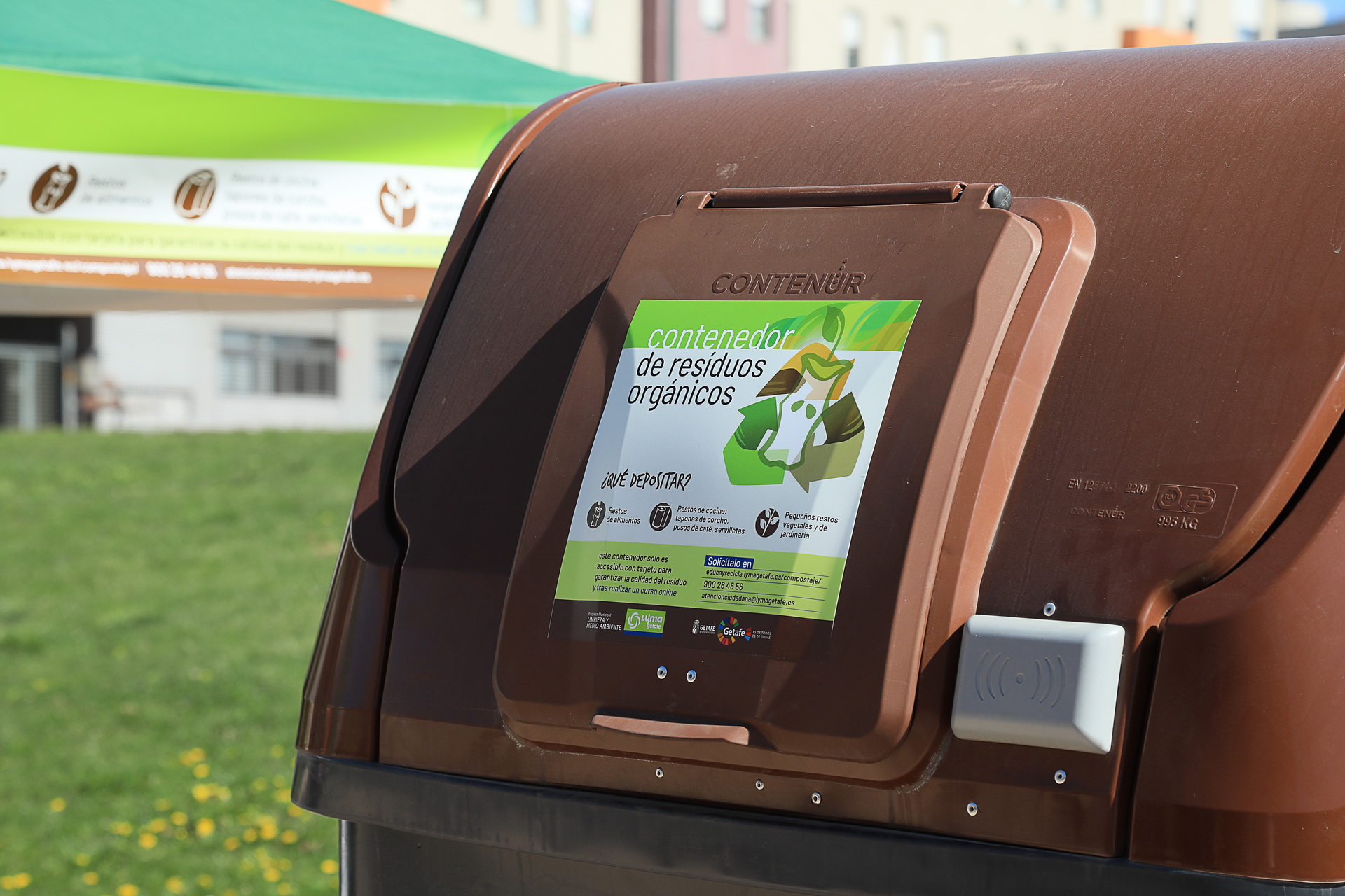 GETAFE. Más de 2.800 hogares utilizan ya el quinto contenedor, el de residuos orgánicos