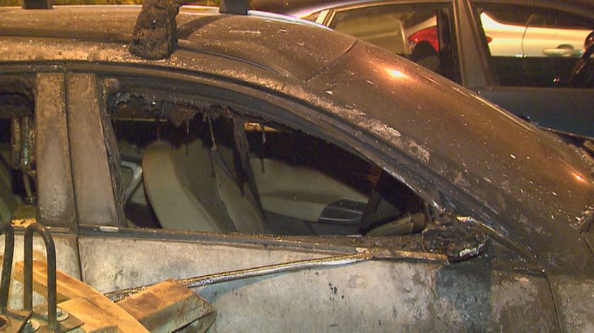 COSLADA. Detenido el presunto autor de la quema de 15 coches coches