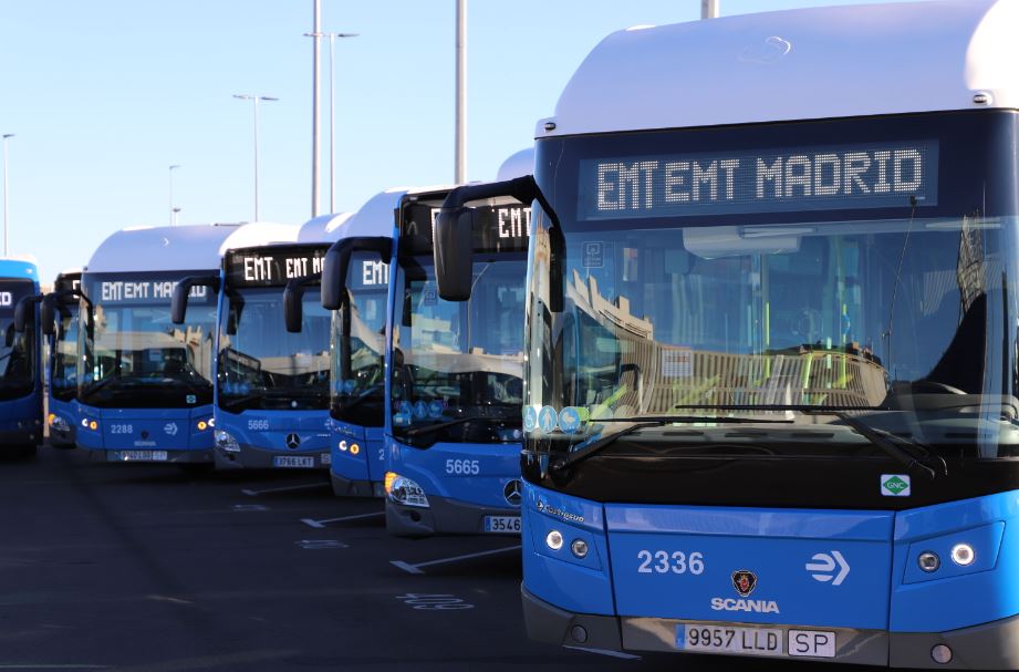 Los buses de la EMT serán gratis durante el día de hoy ante un previsible aumento del tráfico