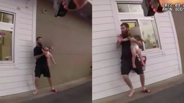 ESTADOS UNIDOS. Un hombre secuestra a un bebé y lo utiliza como escudo humano cuando la policía trata de detenerlo