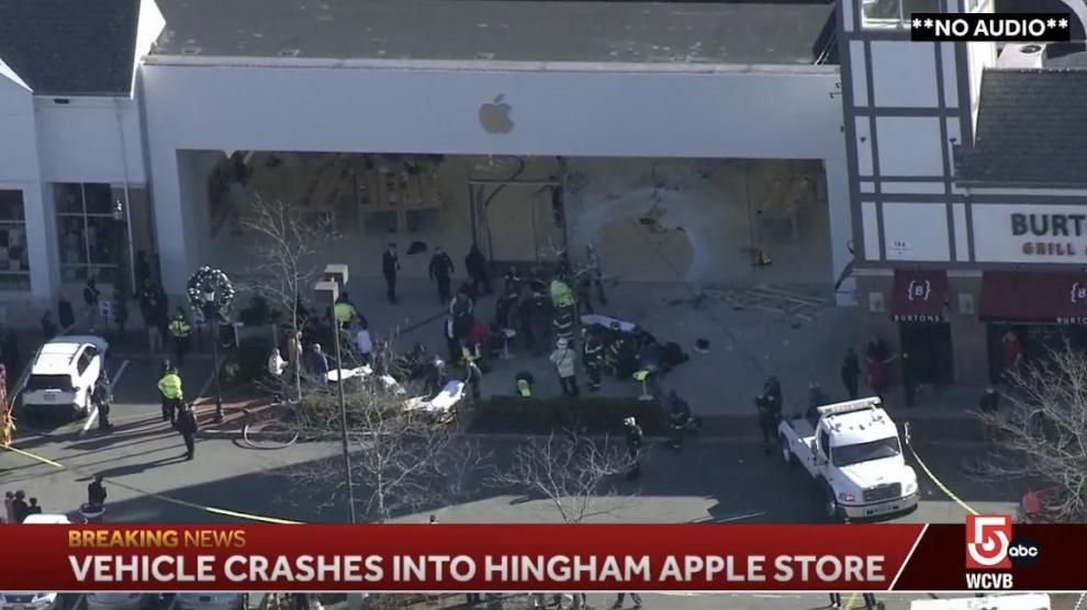ESTADOS UNIDOS. Detienen al hombre que estampó su coche contra una tienda de Apple