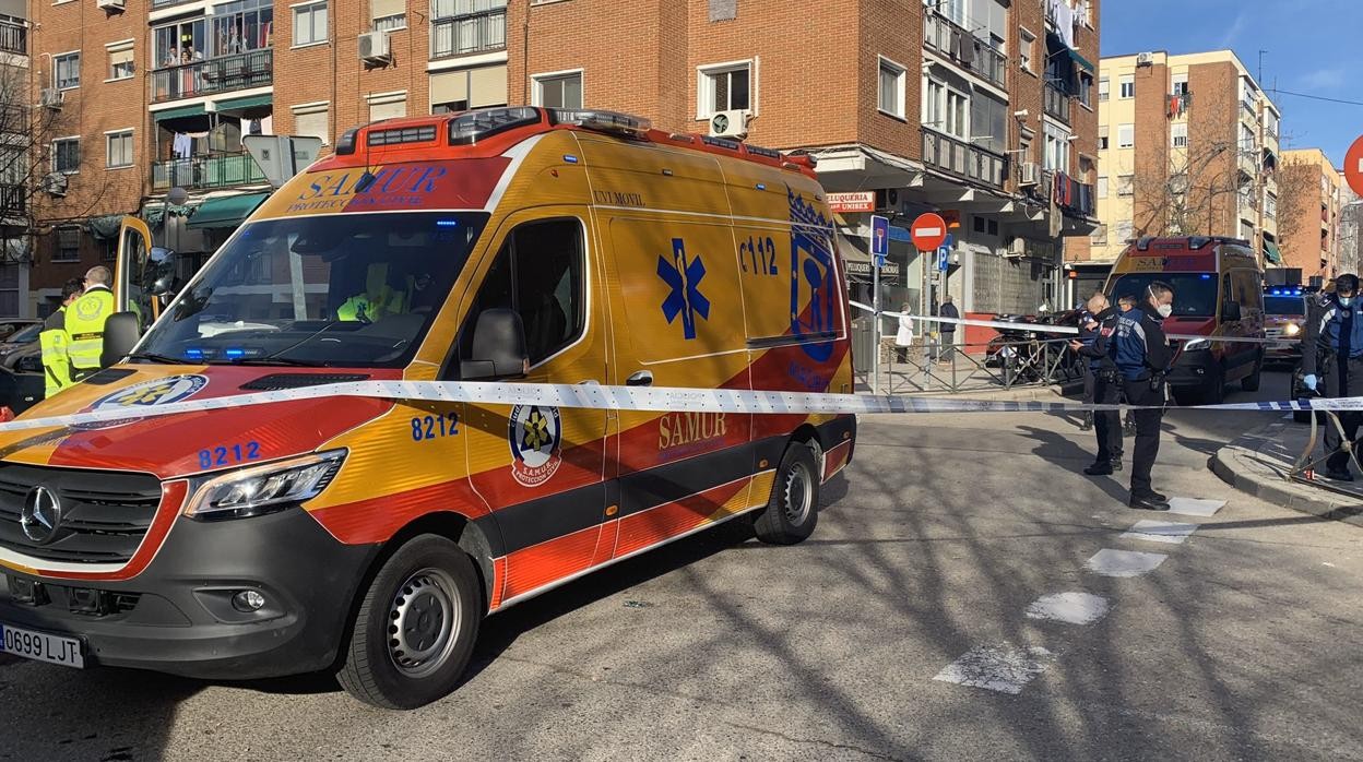 VILLAVERDE. La Policía abate a un hombre para evitar que acuchillase a otro