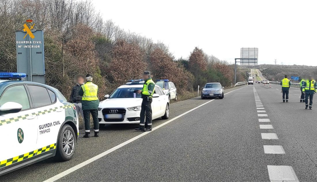ZAMORA. Detectado un conductor que circulaba a 196 kilómetros hora tras consumir drogas