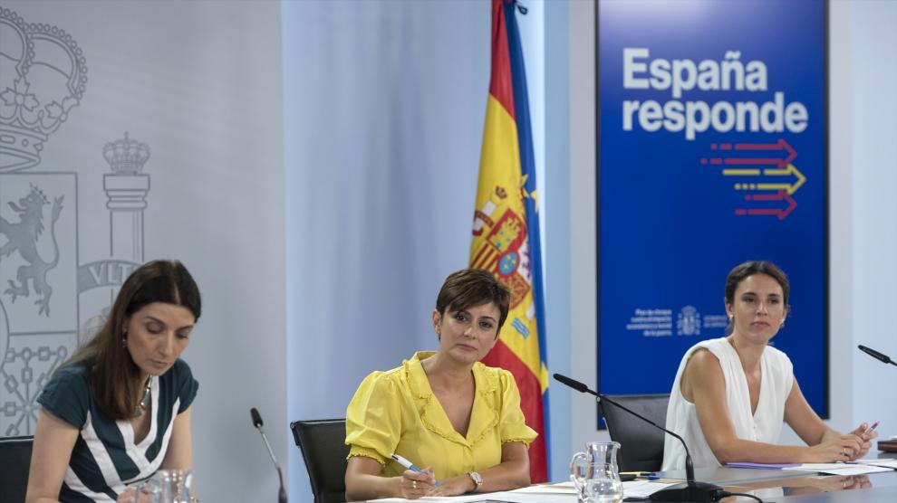 Las ministra de Justicia, Pilar Llop, y la de Igualdad, Irene Montero, valoran posibles “ajustes técnicos” en la ley del ‘solo sí es sí’